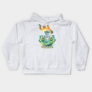 California .....a pharaonic touch Kids Hoodie